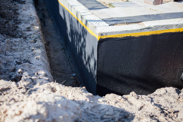 Residential Interior Drainage System installation at a Charleston, TN home by SJ Waterproofing Pros